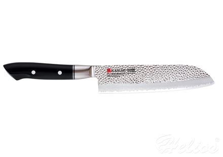 Kasumi Nóż Santoku kuty VG10 HM dł. 18 cm młotkowany (K-74018)