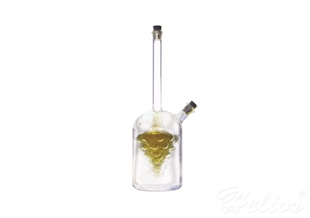 Świecznik stalowy-szklany (T-11103)