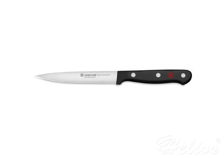 Kasumi Nóż Santoku, mały kuty VG10 HM dł. 13 cm młotkowany (K-74013)